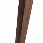 Walnut table leg